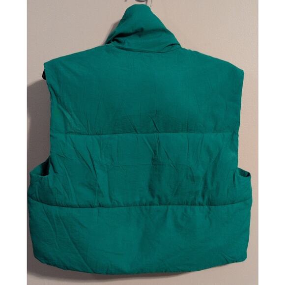 Wenive Crop Vest Size Medium Full Zip EUC - Picture 3 of 3
